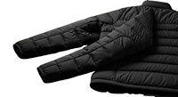 Manteau d'hiver pour homme, veste matelassée chaude, col montant, fermeture éclair, capuche, imperméable, épaisse, isolée, coupe-vent, pour les températures extrêmes