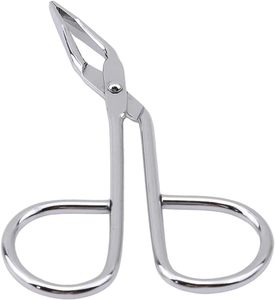 Juego de Pinzas de Acero Inoxidable de Lujo, Hechas a Mano, Duraderas y Reutilizables, con Mango de Tijera, Planas, Rectas y Puntiagudas, para Cejas y Vello Facial - Product Image 1