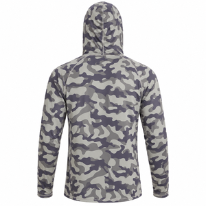 Custom Printed LOGO Breathable Long Sleeve Dry-Fit Fishing <b>Shirt</b> Quick Dry UV Protection UPF 50 Durable Spandex/Polyester Men's - Product Image 4
