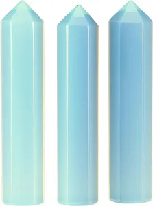 Opalita Sintética, Cristal de Vidrio Opalescente Pulido con Punta Única, Proveedor Mayorista a Granel para Manualidades y Bricolaje - Product Image 2