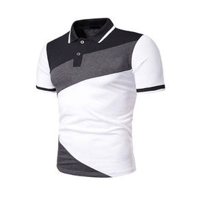 Polo tricoté décontracté d'été avec logo personnalisé imprimé par sublimation, uniforme de travail sportif performant entièrement imprimé, vente en gros - Product Image 5
