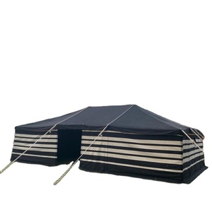 Tente de Camping en toile à rayures noires et blanches, rayures pour le marché du moyen-orient, livraison gratuite - Product Image 1