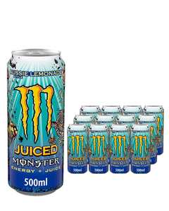 เครื่องดื่มมอนสเตอร์เอ็นเนอร์จี้ รสออสซี่สไตล์เลมอนเนด 4 กระป๋อง x 500 มล. เครื่องดื่มให้พลังงานรสซิตรัสสดชื่น แพ็คใหญ่ นำเข้า ขายส่ง ออนไลน์ - Product Image 4