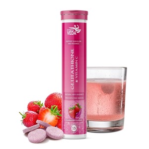 Tabletas de Glutatión y Vitamina C al por Mayor, Potente Suplemento Antioxidante, Piel Radiante, Salud Inmunológica, Adultos, Calidad de Exportación, India, a Granel - Product Image 1