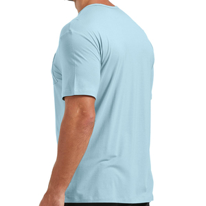 Camisetas Básicas de Manga Corta para Verano, Personalizadas, 250 g/m², de Algodón Grueso, Color Blanco Liso para Hombre - Product Image 1