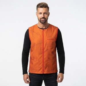 Chaqueta Impermeable para Barbería con Cierre, Sin Mangas, Tipo Bata - Product Image 6