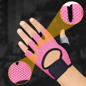 Guantes de Levantamiento de Pesas Resistentes, Antideslizantes, con Soporte para Muñeca, para Gimnasio, Entrenamiento, Powerlifting y Fitness - Product Image 6
