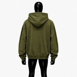 เสื้อฮู้ดโอเวอร์ไซส์ลายกราฟิก Olive Pray สไตล์สตรีทแวร์สำหรับผู้ชาย พิมพ์ลายตัวอักษรสีเหลือง เสื้อฮู้ดแบบสวมหัวลำลองสั่งทำได้ - Product Image 2