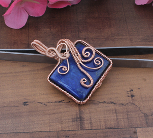 Dijes Unisex de Plata de Ley 925 con Baño de Platino Vintage, Engastados a Mano con Circonita Natural y Alambre, Cristal Curativo - Product Image 6