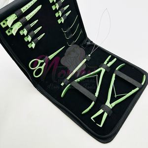 ชุดเครื่องมือต่อผมเคลือบผงสีเขียวมะนาวพร้อมฉลากส่วนตัวที่กำหนดเองได้รับการยอมรับ - Product Image 3