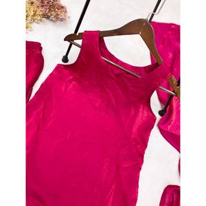 Designer Women's Party Wear Top-Bottom with Ana Dupatta Elegant <b>Set</b> - Product Image 5