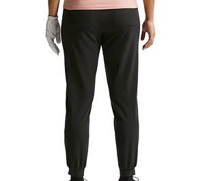 Pantalon de survêtement noir pour homme à taille élastique avec poches latérales, pantalon de jogging décontracté en tissu tricoté respirant, idéal pour l'automne - Product Image 2