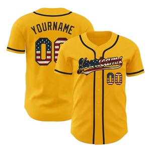 Maillot d'entraînement personnalisable pour homme, haute performance, nouveau style, maillot de baseball par sublimation, grande taille, bonne qualité, imprimé - Product Image 1