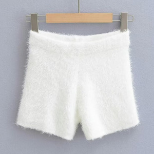 กางเกงขาสั้นโมแฮร์ระบายอากาศได้ดีสำหรับผู้หญิง เนื้อผ้านุ่ม สวมใส่สบายๆ ในฤดูร้อน ทรงหลวม ใส่สบาย แฟชั่น - Product Image 2