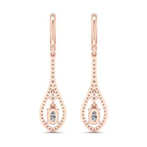 REYES Pendientes Largos Colgantes de Moissanita VVS Certificada GRA para Mujer, Plata de Ley 925, Regalo para Boda o Fiesta, Joyería Fina - Product Image 4