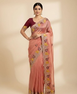 Indian Ethnic Fancy Designer Partywear Saree with Sequins Work for All Special Occasion and Function for Women Trendy Outfit - Product Image 1