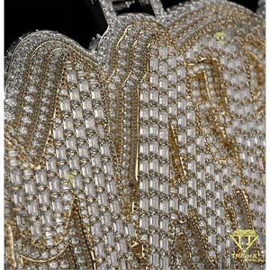 จี้ห้อยคอคุณภาพสูงแบบกำหนดเอง Trisha Jewels เงินแท้ 925 ชุบทอง 14K สไตล์ฮิปฮอป ของขวัญสำหรับทุกเพศ พร้อมเพชรเพาะเลี้ยงในห้องปฏิบัติการ รับรองโดย GIA - Product Image 5