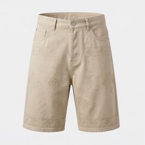 กางเกงยีนส์ขาสั้นผู้ชายสไตล์สตรีทแวร์ Y2K ประดับคริสตัล ทรงหลวม วินเทจ ล้างสี แต่งเพชร กางเกงยีนส์ขาสั้นคุณภาพสูงสำหรับออกกำลังกาย - Product Image 1