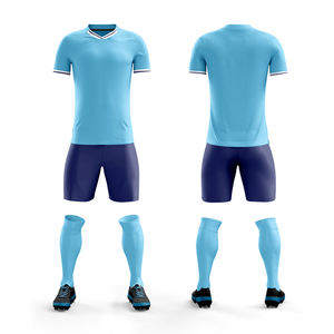 Customized Blank Soccer Jersey & <b>Shorts</b> <b>Men</b> Football Team Uniforms Adult <b>Mens</b> Training Suit Sportswear Sleeve Uniform - Product Image 5