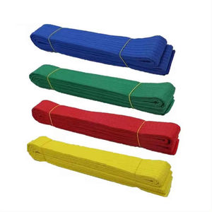 Cinturón de Artes Marciales de Karate y Judo, Material de Algodón Flexible, Personalizable, Cinturón de Entrenamiento Profesional - Product Image 5