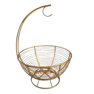 Unique Style Fruit <b>Basket</b> For Kitchen Fruit Storage Dining <b>Table</b> Guest Entertaining And Events Decorative Display Stand - Product Image 3