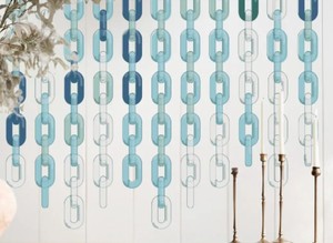 Elegante Cadena de Resina Hecha a Mano para Pared, Adorno Decorativo Ecológico para Boda, Adorno Contemporáneo para el Hogar - Product Image 2