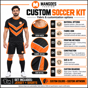 Tenue de football en gros pour équipes : Impression nom et numéro, anti-humidité, 100 % polyester, protection UPF 50 pour les joueurs - Product Image 6