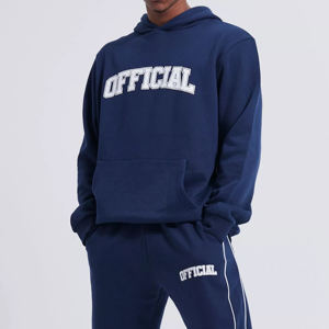 Trajes Deportivos de Felpa Técnica Premium para Hombre de Fábrica, Tejido de Algodón, Técnicas de Impresión de Logotipo Personalizado, Tallas Grandes, Invierno - Product Image 6