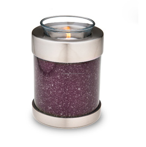 Reflections of Love Urna de cremación para cenizas Niño Funeral Memorial Tealight Vela Urna Mascota o cenizas humanas Urna de luz de té - Product Image 5