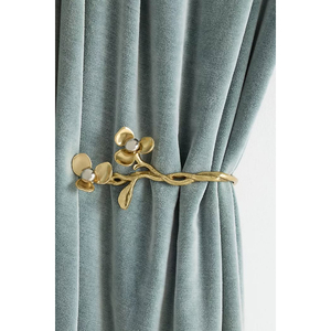 Classic Black Spiral Curtain Holdbacks Traditional Design Durable <b>Metal</b> Window Decor Accessory Handmade Curtain <b>Tie</b> <b>Backs</b> - Product Image 4