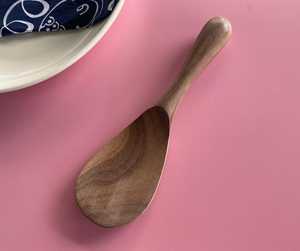Cucharas de Servir de Madera de Mango con Diseño Único, Mango Largo, Grabado de Logotipo Personalizado, Ecológicas, Duraderas, Modernas y de Lujo - Product Image 5