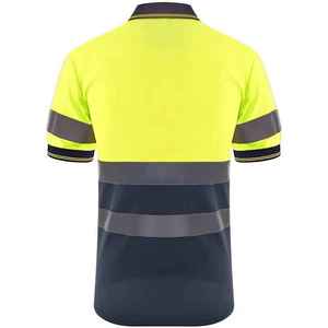 Manufacturer Custom Made High Visibility Work <b>Uniform</b> Safety Reflective <b>Construction</b> 2026 Customized Safety Polo Shirt Men - Product Image 3