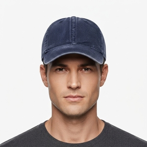 Gorra de Béisbol para Hombre, Estilo Urbano, Diseño Simple con Visera, Hebilla Dorada de Cobre, Ajustable, 100% Algodón, Gorra Deportiva para el Sol - Product Image 2