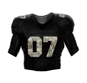 Fully Personalized Custom Breathable Reflective American Football Jersey & Uniforms Plus Size Short Sleeves Digital Print Design - Product Image 5