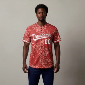 Uniforme de Béisbol Corto con Logotipo del Equipo, 100% Transpirable, de Alta Calidad, Personalizado con Sublimación de Color, 100% Poliéster - Product Image 6