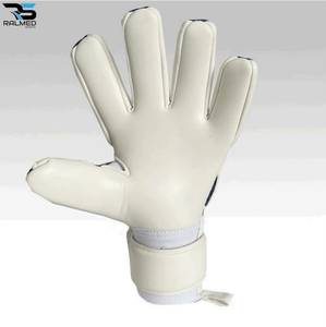 Football Goalkeeper Gloves German Latex 4mm Full Finger Non-Slip Breathable Adjustable Wrist <b>Strap</b> Unisex Sports Gear - Product Image 4