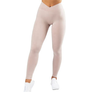 Leggings de Compresión de Cintura Alta para Mujer, Diseño Moderno, Pantalones Deportivos Sin Costuras para Correr y Hacer Ejercicio - Product Image 1