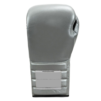 Guantes de boxeo de cuero genuino 100% de alta calidad con cordones y logotipo personalizado.
