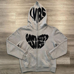 Sudadera con Capucha Negra para Hombre Complicated Wars, Corte Regular, Estilo Urbano, Impermeable, Transpirable, Ropa de Invierno - Product Image 5