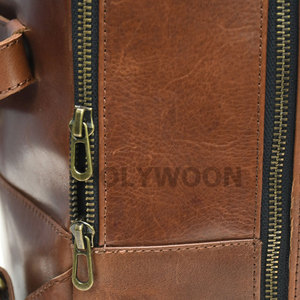 Custom Color Leather <b>Backpack</b> Made In High Quality New Arrival Leather <b>Backpack</b> Bag Casual Wear Unisex Leather Bag - Product Image 6