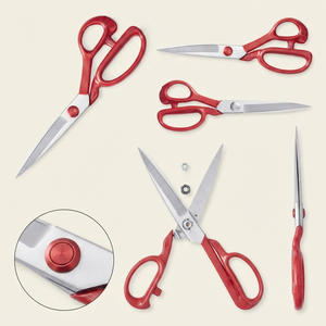 Ciseaux de tailleur en acier robustes, cisailles de coupe professionnelles, ciseaux de couture tranchants - Product Image 3