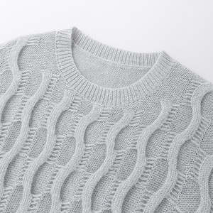 Pull en mohair à mailles torsadées de qualité supérieure, écologique, doux et respirant, tricot en laine pour femmes - Product Image 5