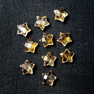 Natural <b>Citrine</b> Star Shape Faceted Hand Carved Gemstone 10mm <b>Citrine</b> Loose Stone Gemstone Wholesale Price Bulk Jewelry Making - Product Image 1