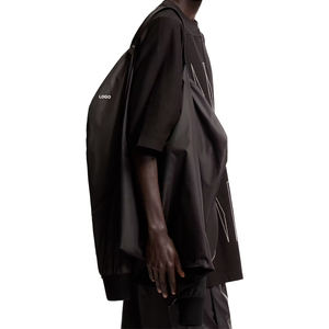 Chaqueta cortavientos de lujo para hombre, a la moda, con cierre de cremallera, personalizada, con capucha, ligera, de poliéster, informal, para exteriores. - Product Image 5