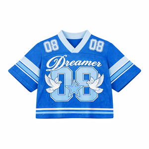Custom Oversized Mesh Football Jersey High Quality Sublimated Anti-Bacterial Breathable Retro <b>Soccer</b> Shirt OEM Wholesale - Product Image 4