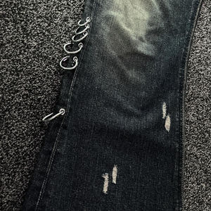 Customized Denim Pants for Men Large Size Casual Style Soft Comfortable Knitted Weave Personalities' Fashionable Denim Pants - Product Image 6