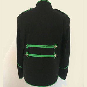 2026 Men’s Scottish Black Green Steampunk Emo <b>Punk</b> Goth Drummer TOP SELL <b>Jacket</b> Factory Wholesale OEM ODM - Product Image 3