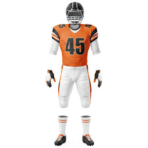 Maillot de football américain pour hommes de haute qualité, design personnalisé, tissu polyester léger, uniforme de football pour hommes. - Product Image 3
