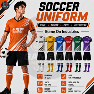 Newest Wholesale Rate Personalized Soccer Jersey Shorts and <b>Long</b> Socks Set Sublimated Football Uniform Club Teamwear <b>Kit</b> - Product Image 5