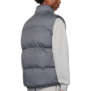 Veste sans manches en duvet de canard personnalisée pour homme, veste courte matelassée à capuche, veste d'hiver chaude - Product Image 3